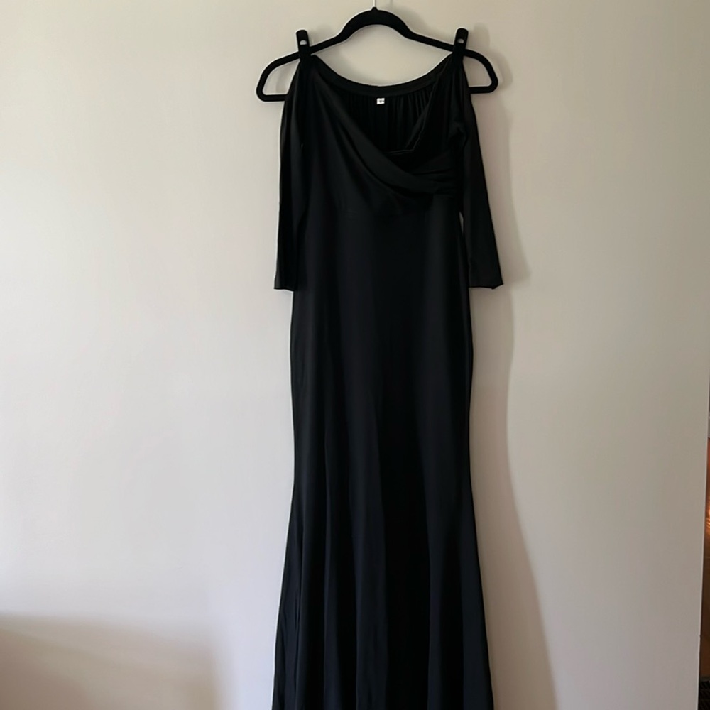 Black Maternity Gown size small